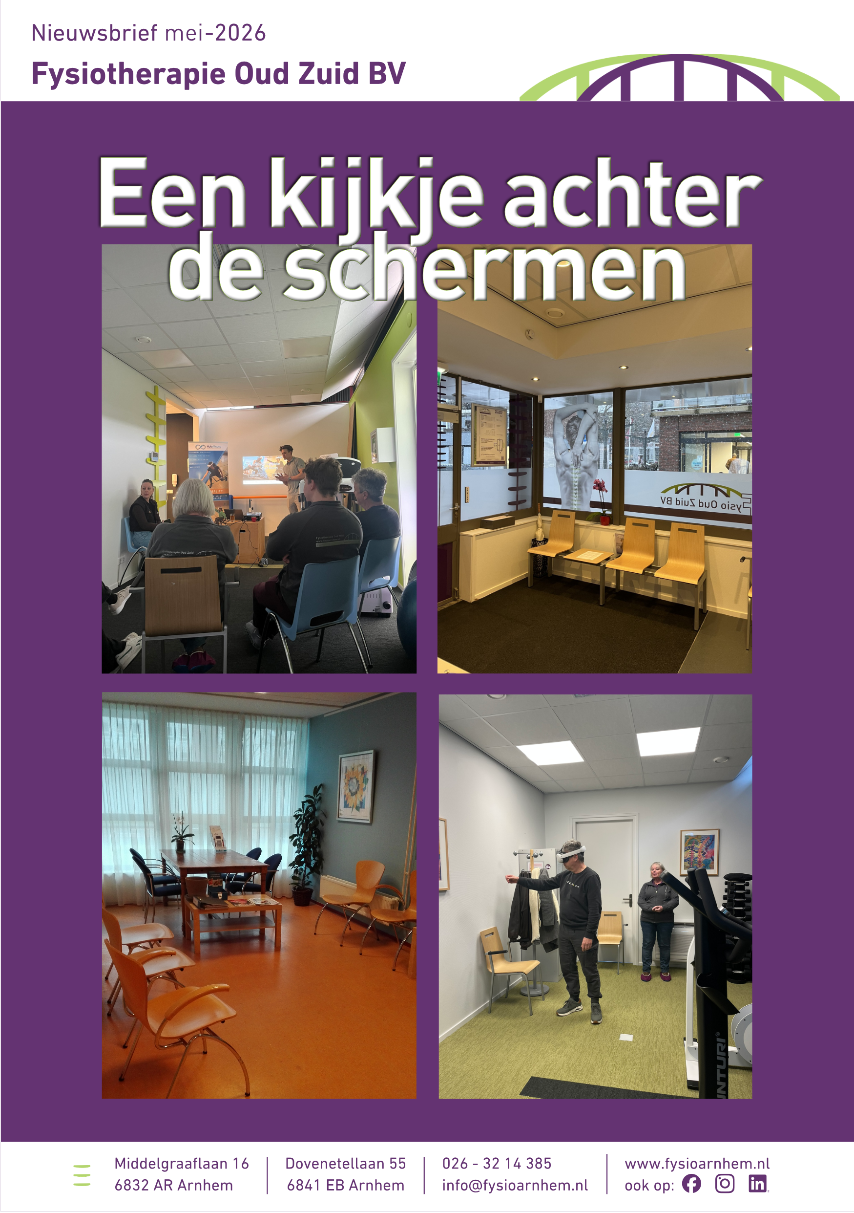 Voorkant van Nieuwsbrief #3: Een kijkje achter de schermen